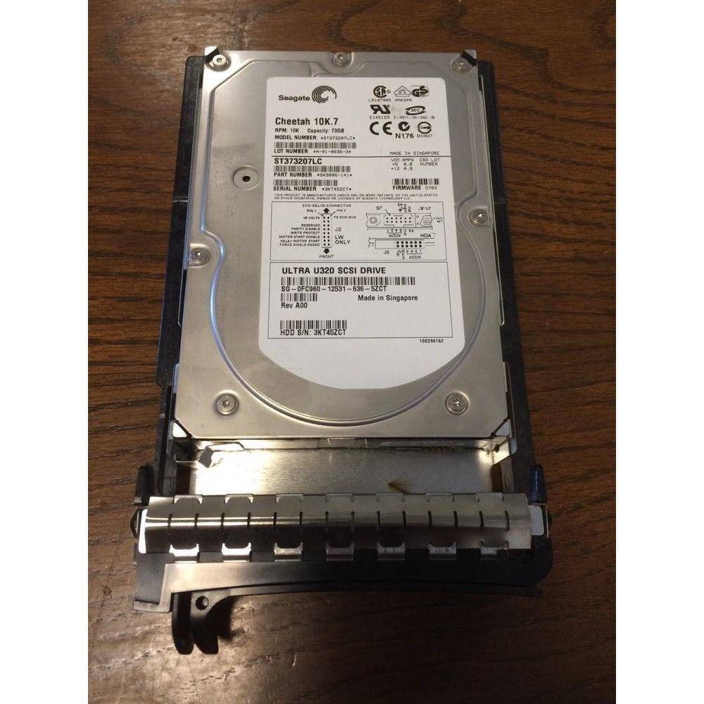 Seagate Cheetah 10K.7 ST373207LC 73GB 3.5" HDD With Caddy