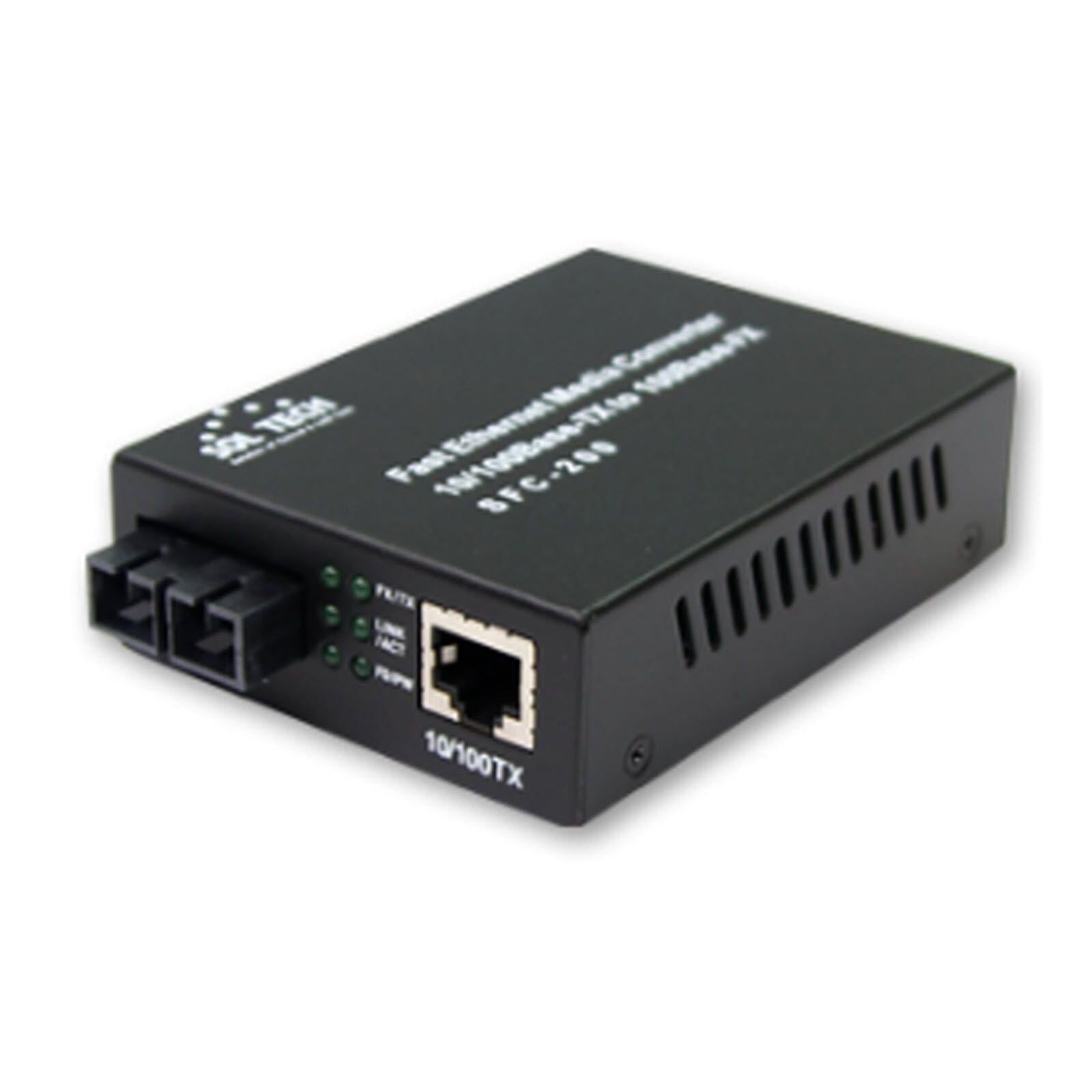 SOLTECH SFC200-SCM Fiber Optic Ethernet Converter Multi-mo2km 1310nm SC Type