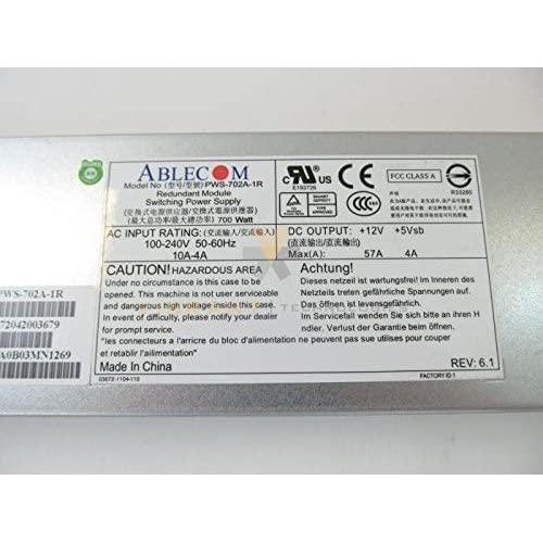 Supermicro 1U 700W POWER SUPPLY - PWS-702A-1R Power