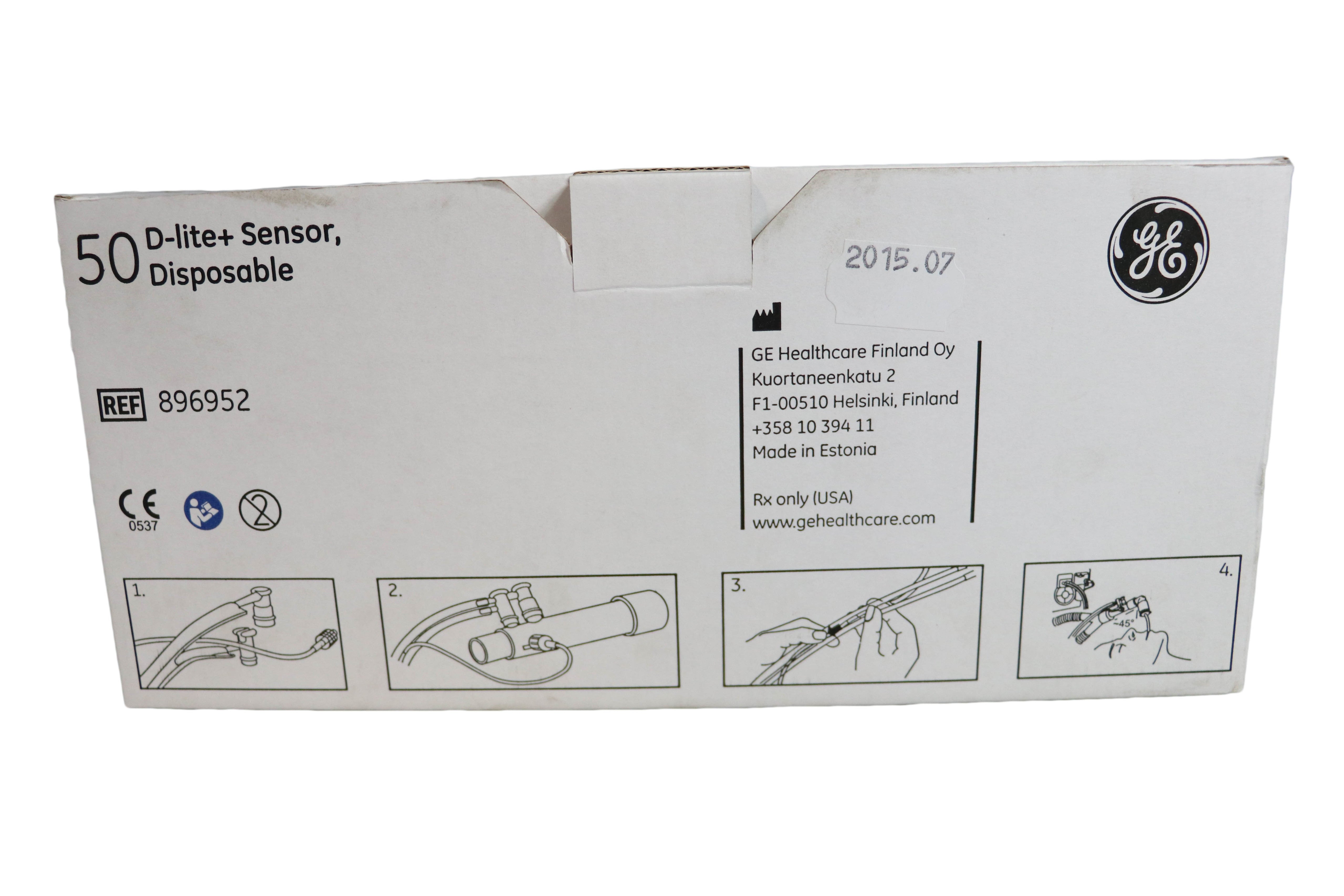 Disposable D-Lite+ Sensor (50/box (896952