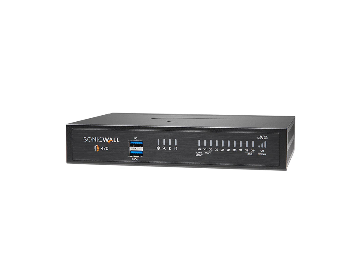 SonicWall TZ470 3YR Firewall - Rear View | Alo Tech Solutions