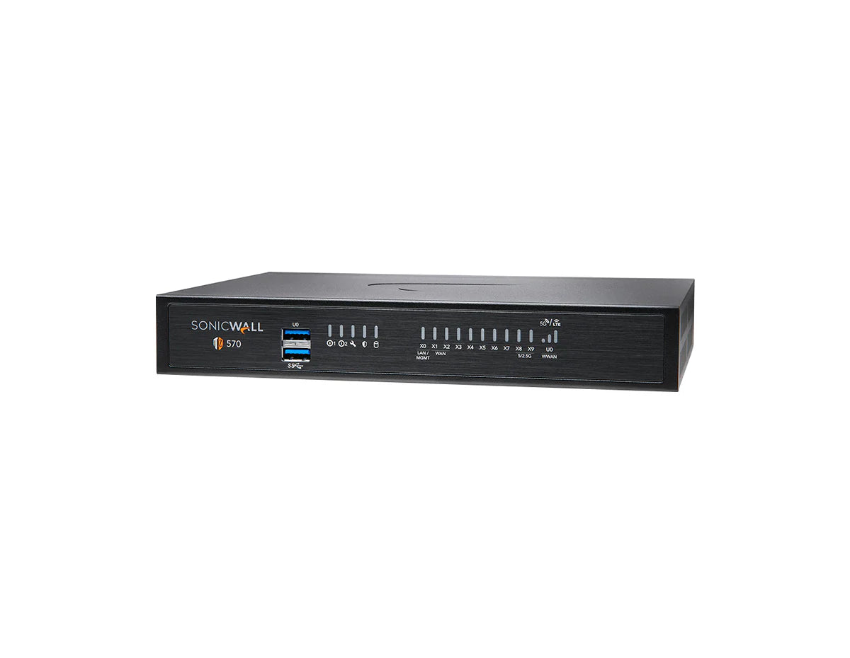 SonicWall TZ570 Firewall - Rear View | Alo Tech Solutions