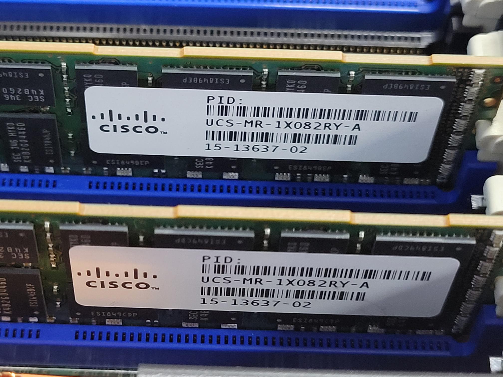 Cisco UCSC-C220-M3 1U Server 2x 8 Core E5-2650 2.0GHz 32GB RAM 2x 1TB HDDs