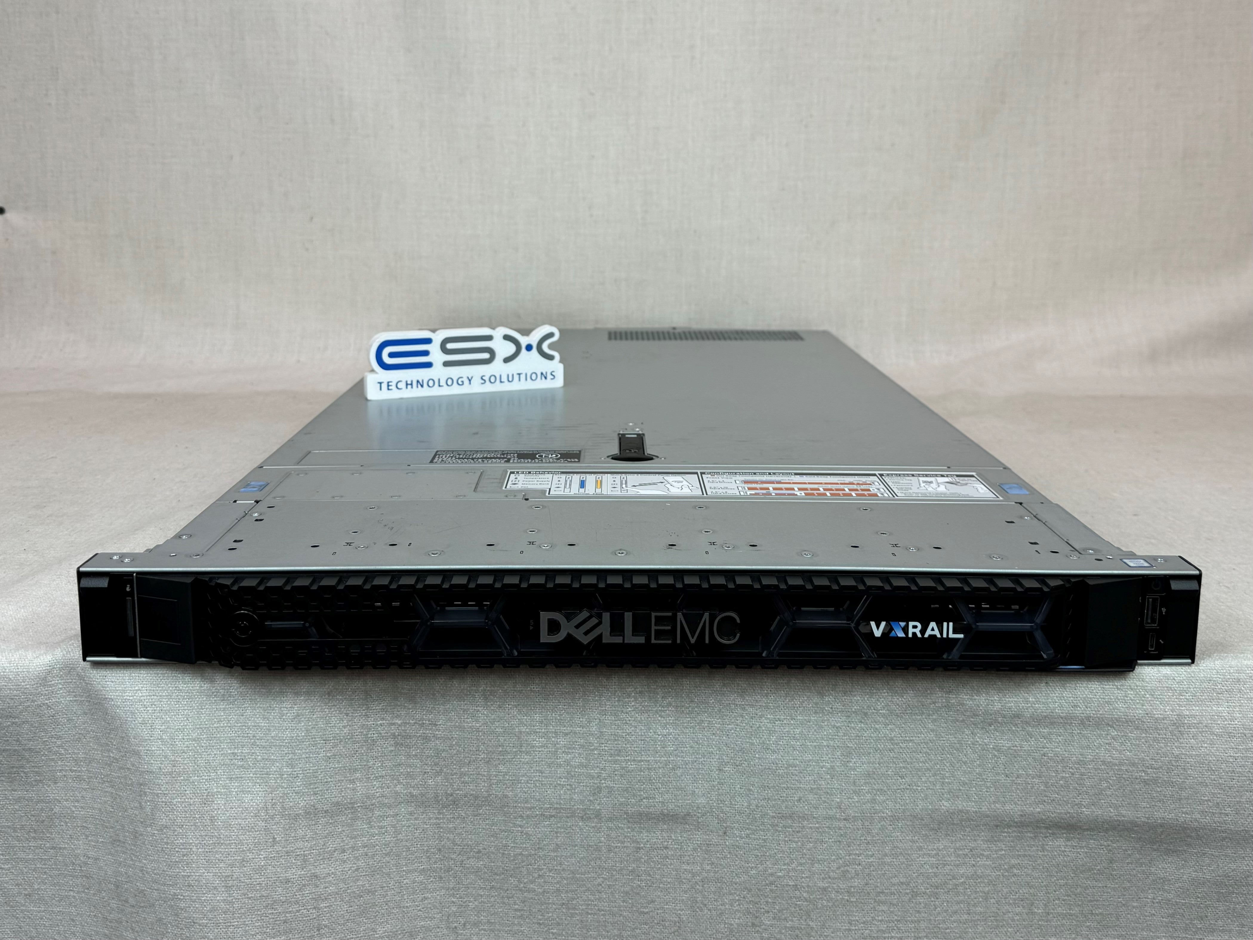 Dell PowerEdge R640 VXRail E560F 10x 2.5” CTO Server – 2x HS, 2x PSU, iDRAC