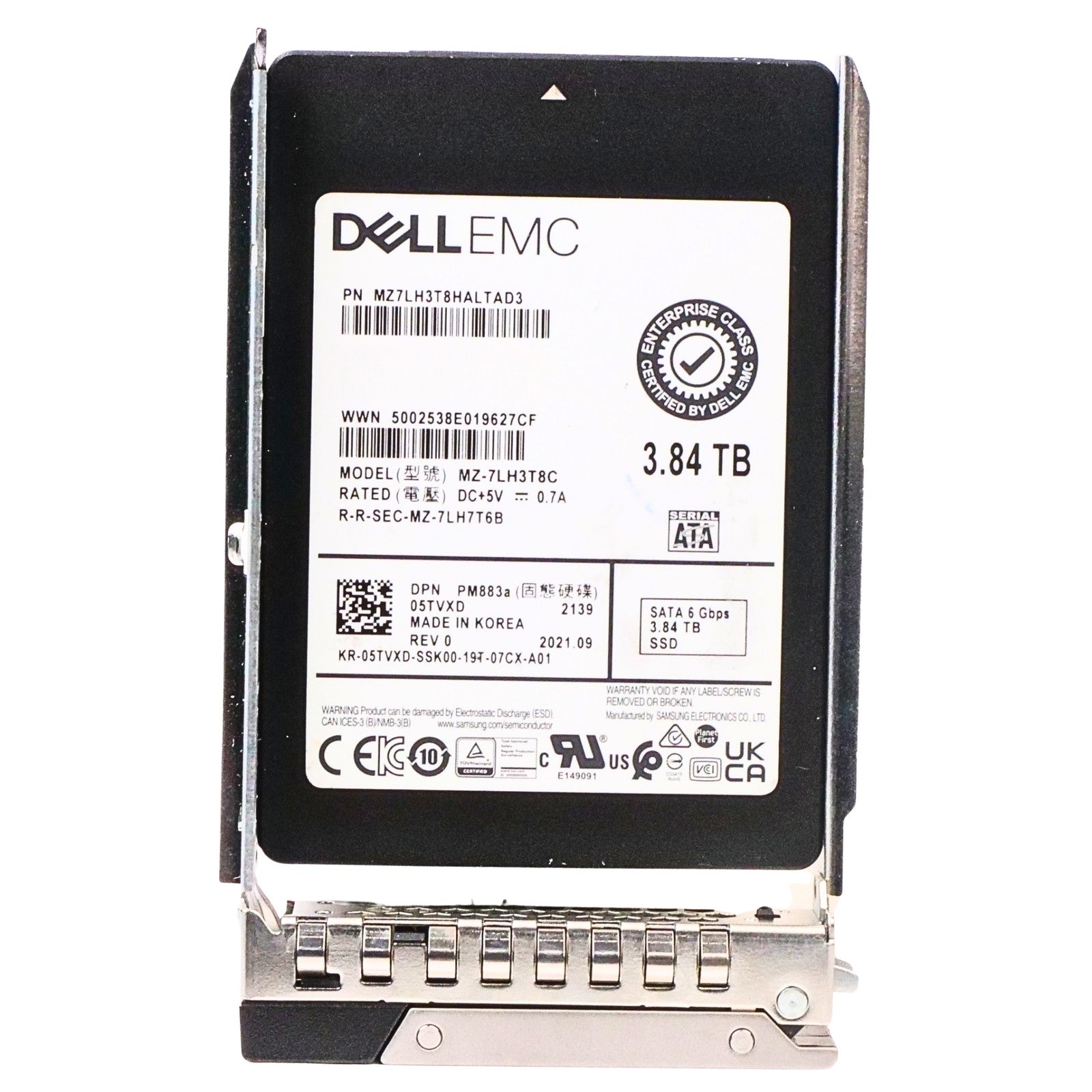 Dell G14 345-BEWF 3.84TB 1 DWPD SATA 6Gb/s 3D TLC 2.5in SSD