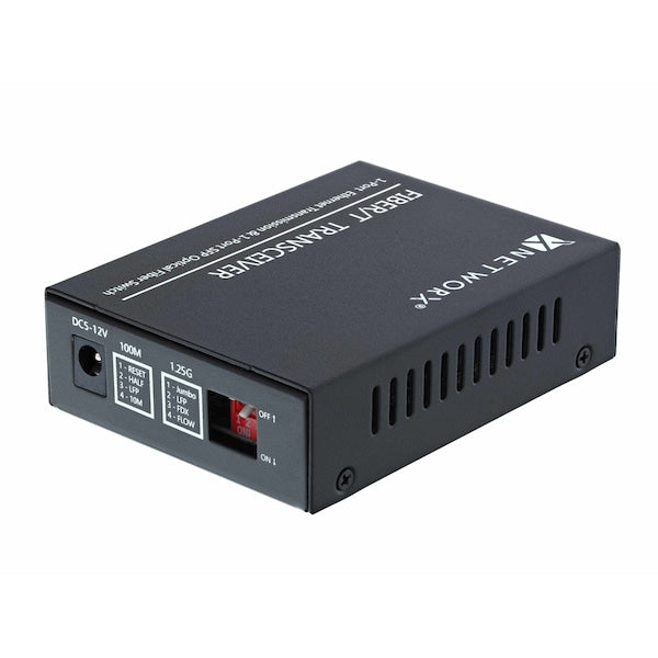 Gigabit Fiber Media Converter - 1000Base-SX, LC Multimode, 550m, 850nm