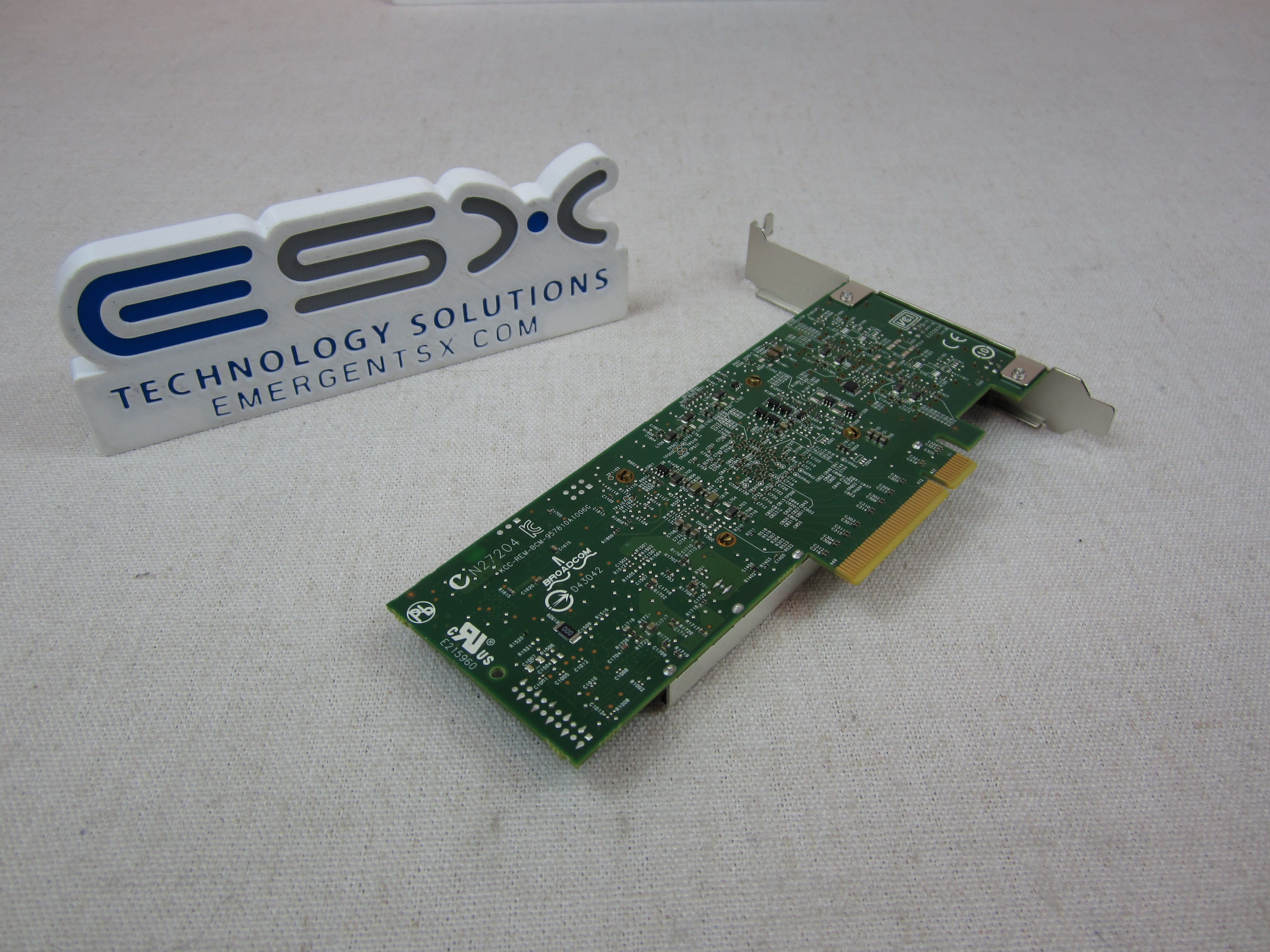Dell N20KJ Broadcom 57810S Dual Port 10G SFP+ PCIe Network Adapter Full Height