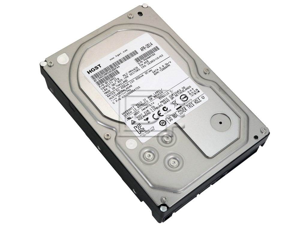 Hitachi Ultrastar 7K4000 0F19451-HUS724020ALA640 2TB 3.5" 6Gbps 7.2K RPM SATA Drive