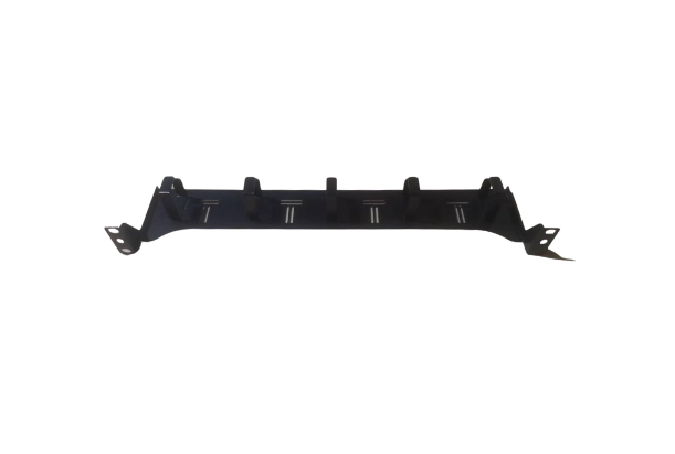 Horizontal Single Sided Manager, 0RU, 5 Metal D-Rings