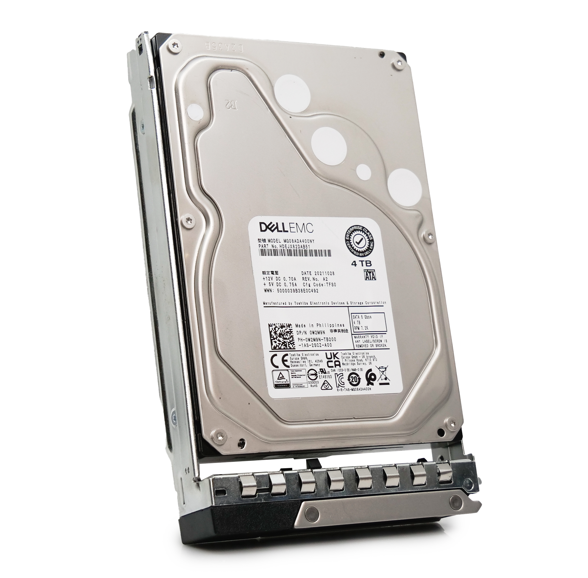 Dell G14 401-ABEK 4TB 7.2K RPM SATA 6Gb/s 512n 3.5in Hard Drive