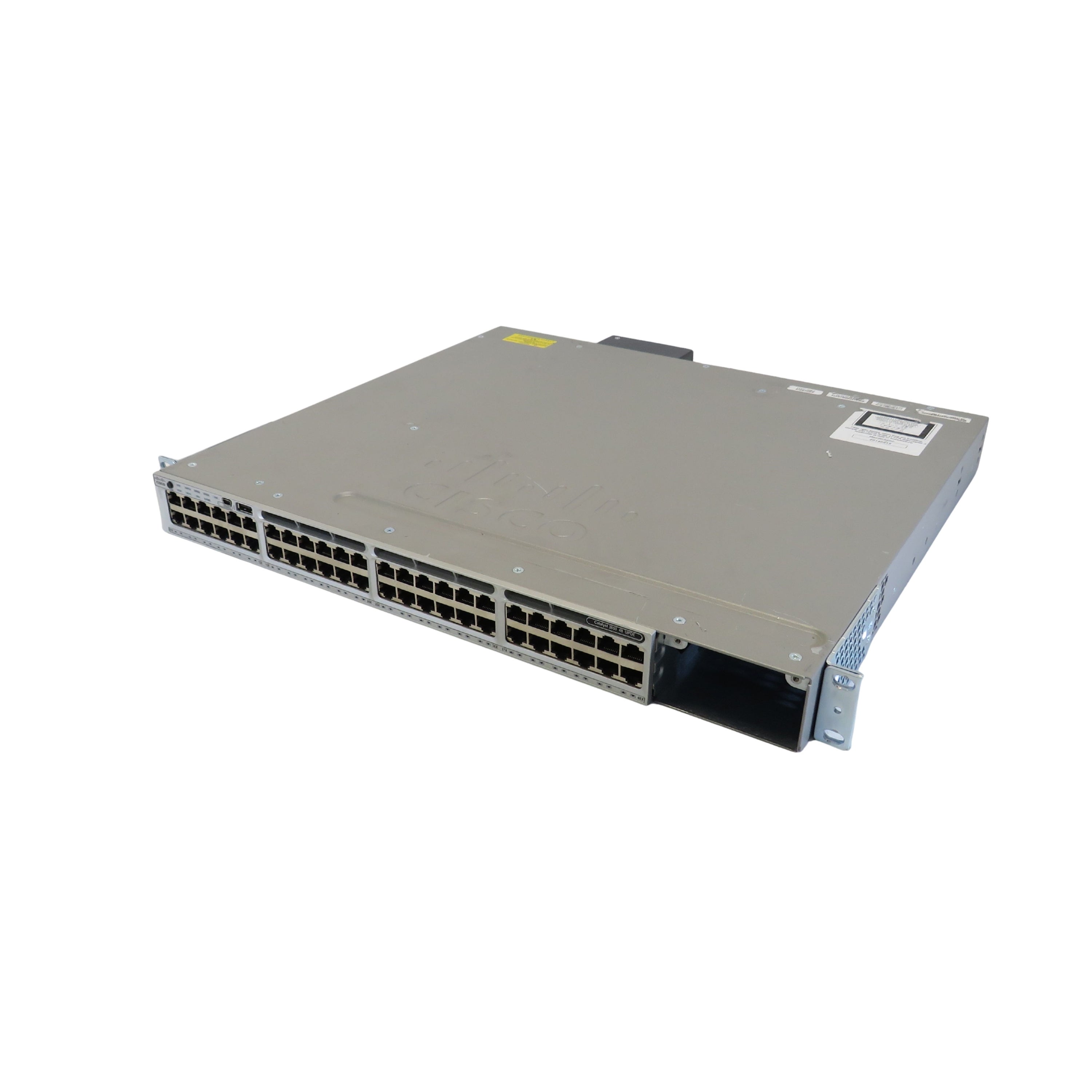 Cisco WS-C3850-48U-S IPB 48 Port 10/100/1000 Ethernet UPOE w/ 1100WAC (Refurbished)