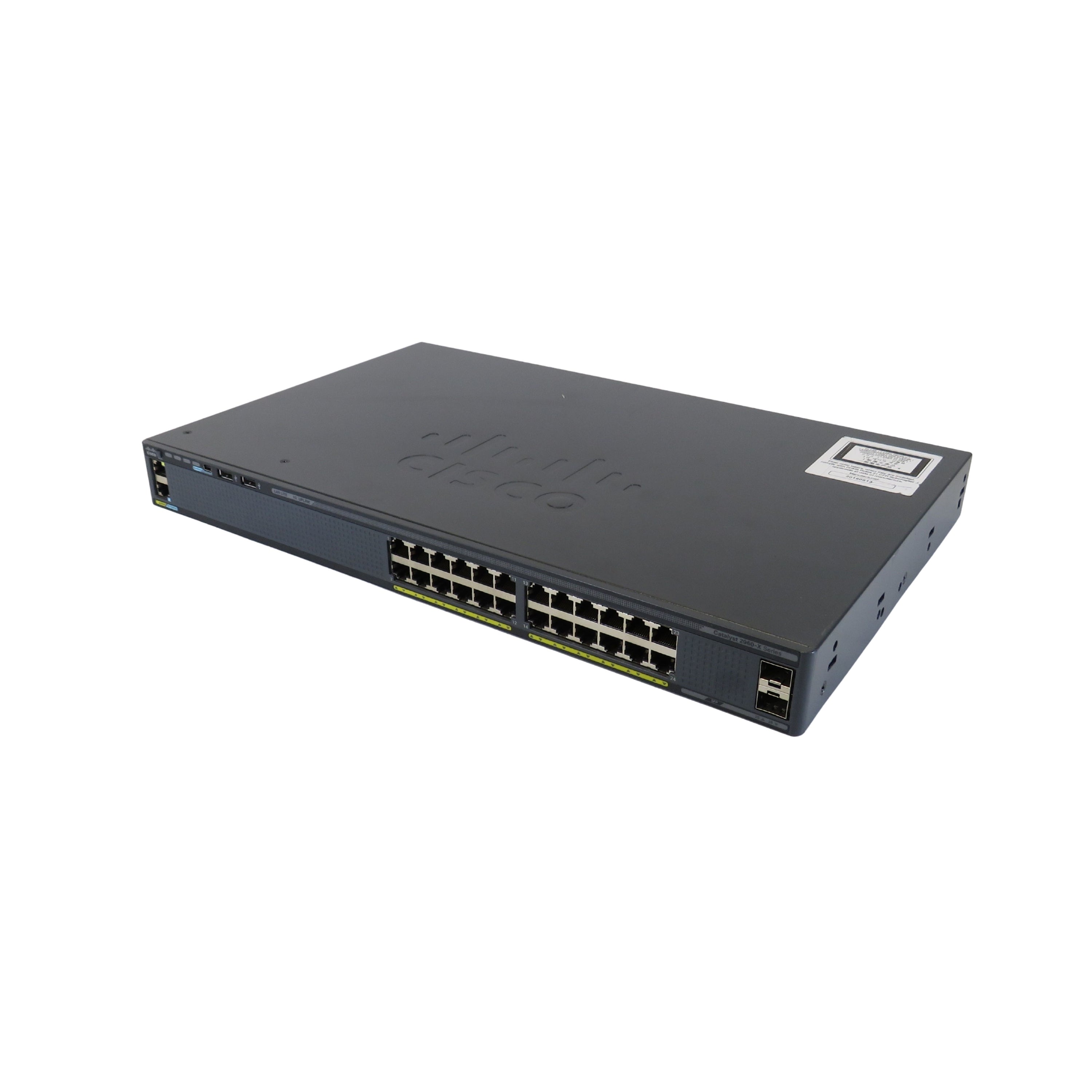 Cisco WS-C2960X-24TS-LL Catalyst 2960-X 24 GigE, 2 x 1G SFP Switch (Refurbished)