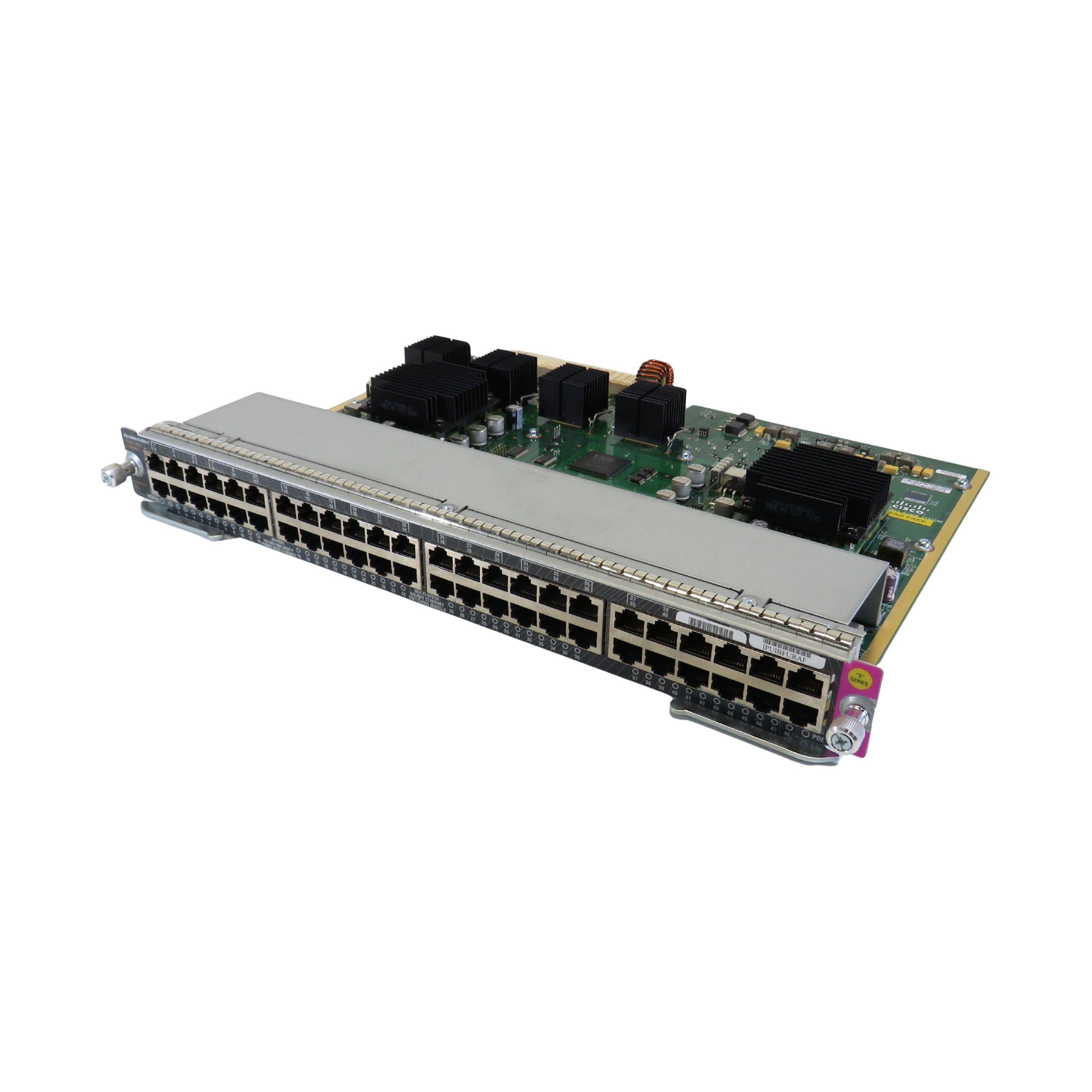 Cisco WS-X4648-RJ45V+E Catalyst 4500E Series 48 Port 802.3af PoE and PoEP (Refurbished)