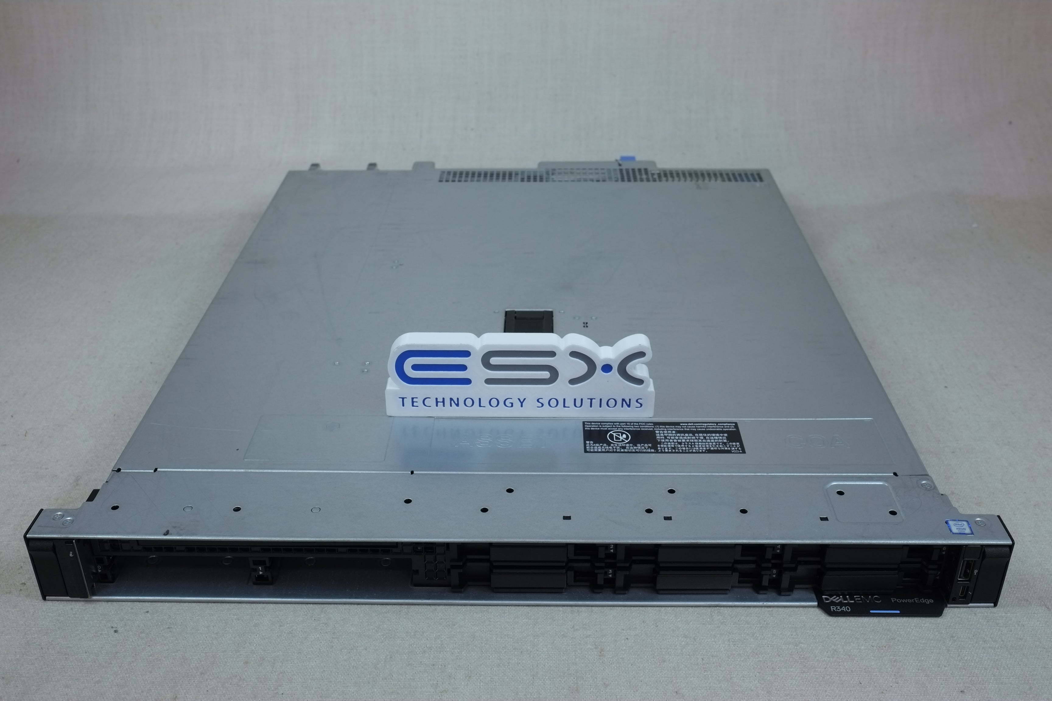 Dell PowerEdge R340 8x 2.5” 1U Barebone CTO Server – 1x Heatsink, 2x 350W