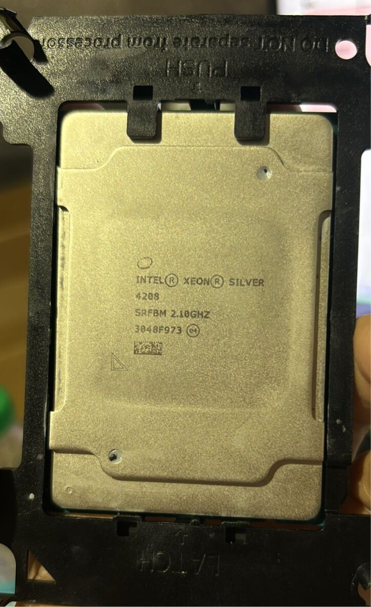 Intel Xeon Silver 4208 CPU Kit - Label View | Alo Tech Solutions
