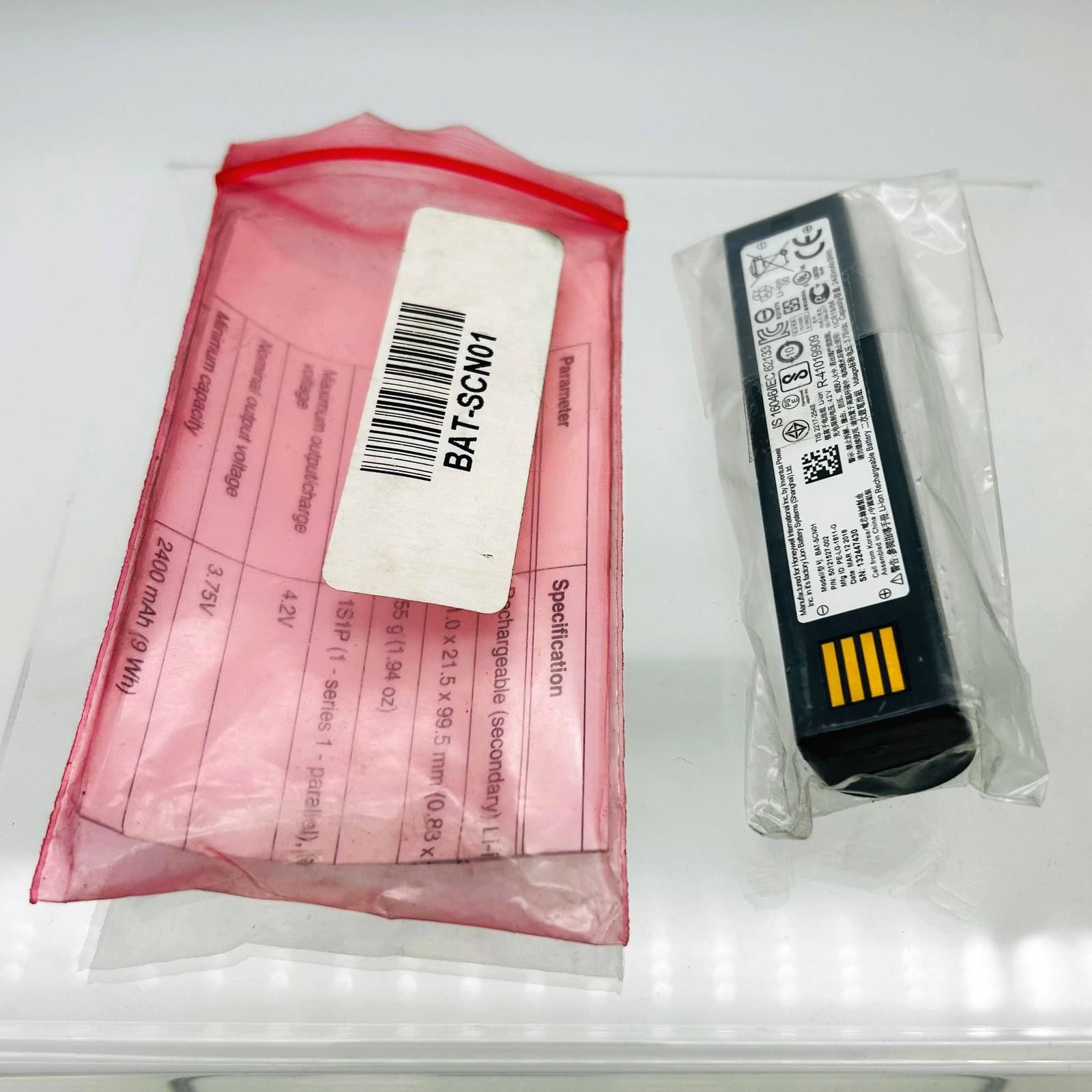 Honeywell BAT-SCN01 Rechargeable Lithium-ion Battery Pack PN 50121527-002