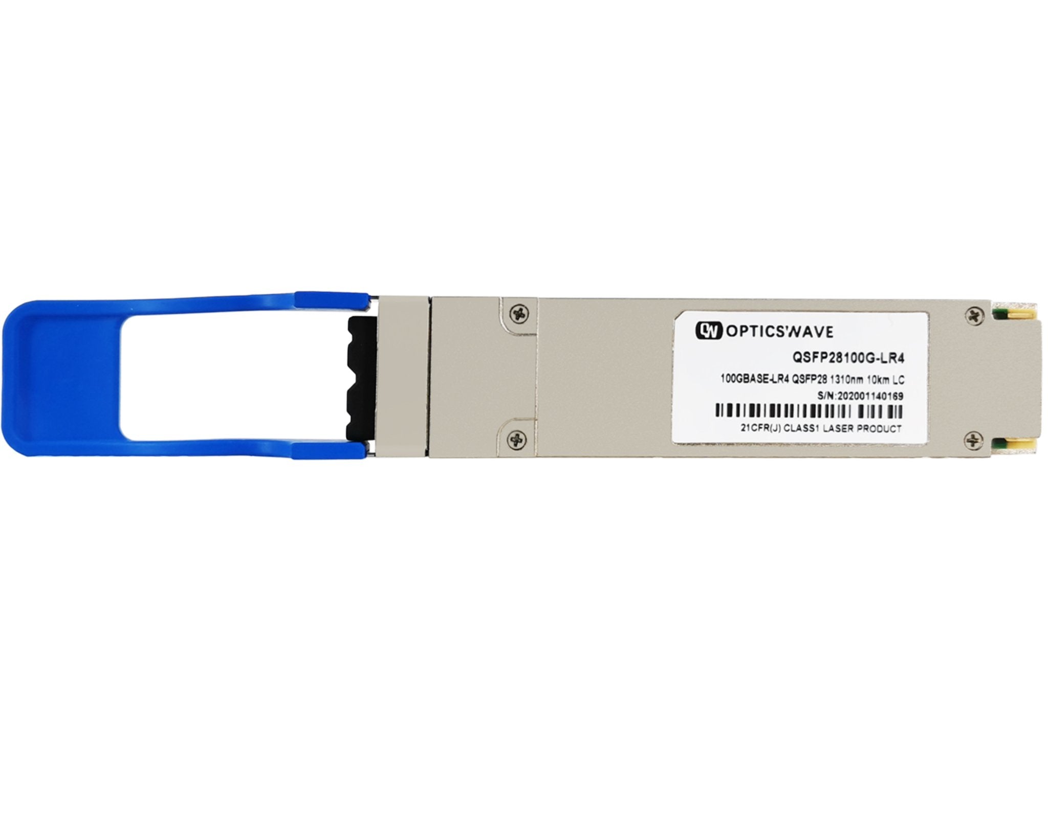 100GBASE-LR4 QSFP28 1310nm 10km DOM Optical Transceiver Module for Data Center