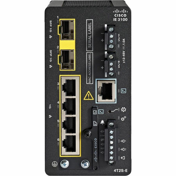Cisco IE-3100-4P2S-E Industrial Switch 4xGE PoE+ 2xGE SFP