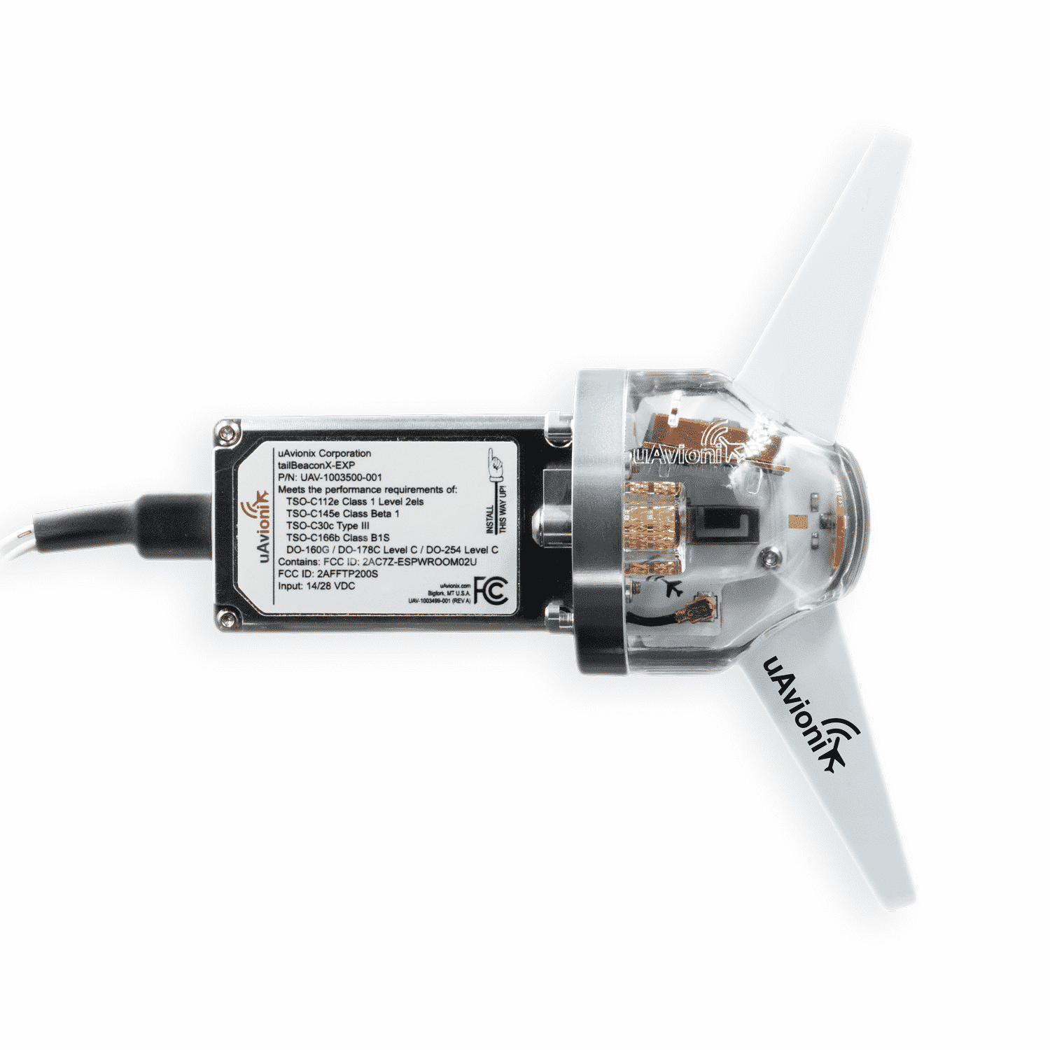 uAvionix tailBeaconX TSO All In One Nav-ADS-B Out