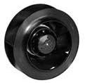 EBM-PAPST R2E225-BD92-37 Blowers AC BCWD-Curved MTRZ Impeller RD 225mm, 230VAC 60Hz 0.88A 200W 793CFM 2950RPM 71dBA BB, 4 Wire Leads with Splice Terminals, Fiberglass Reinforced PA, Nylon Blade
