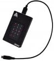 Apricorn 2TB Aegis Fortress L3- FIPS Level 3 Validated USB 3.0 Hardware Encrypted Portable Drive (AFL3-2TB , black
