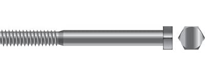 Seachoice SC30148 Cap Screw Hex Head, 1/2"-13 x 5"