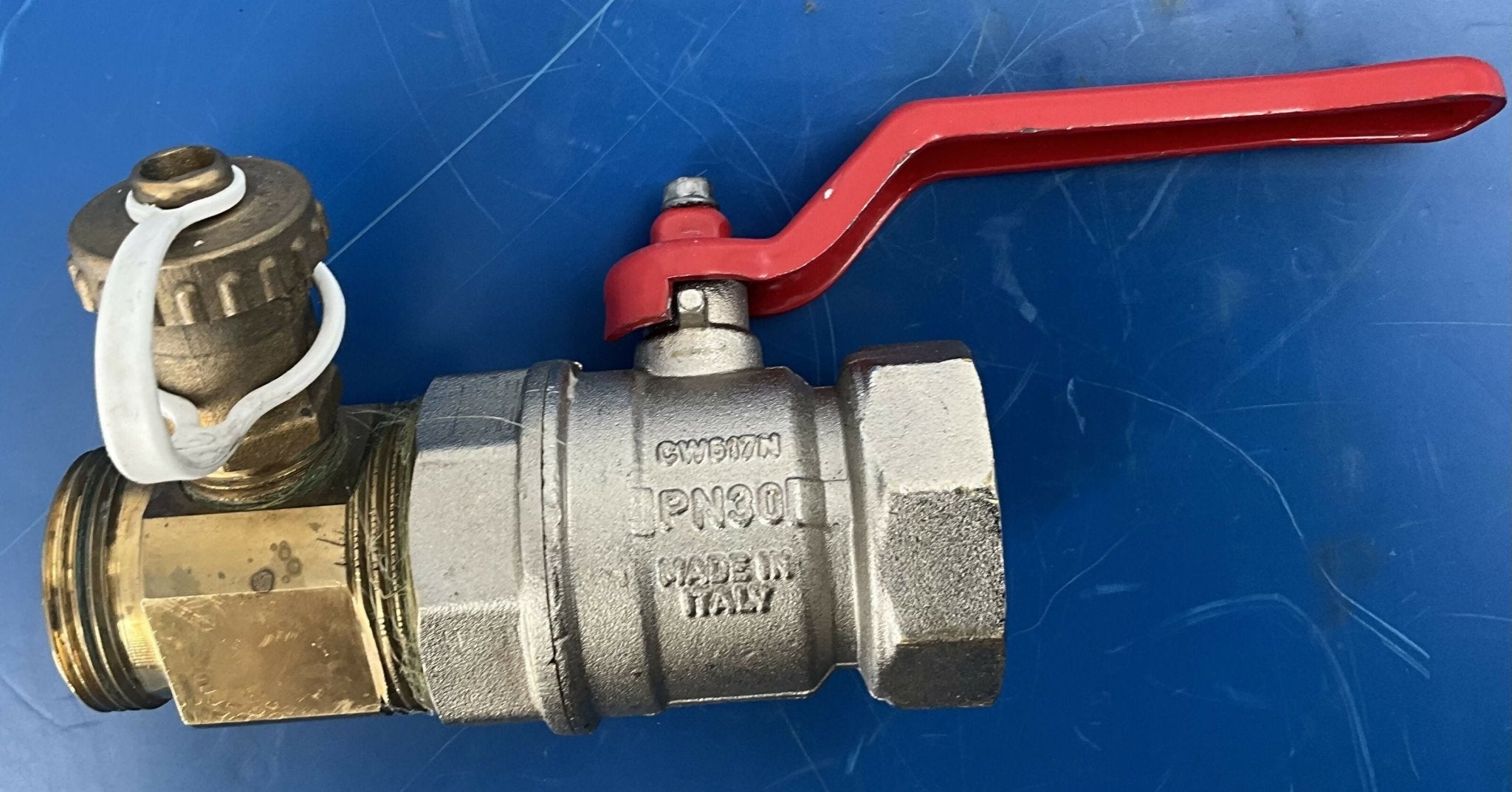 1/2 FILL/DRAIN TAP 454101.85.14F2NK6 w/ STOP VALVE (03056884/08905379 SIEMENS