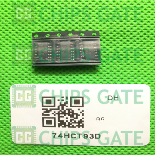 3PCS 74HCT93D,118 IC 4BIT BIN RIPPLE COUNT 14SOIC 74HCT93D HCT93 74HCT93