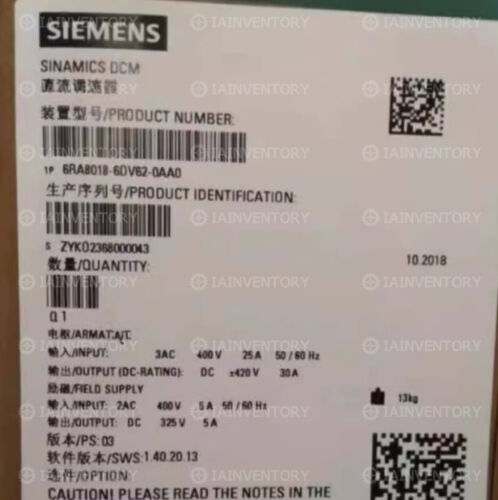 6RA8018-6DV62-0AA0 Siemens