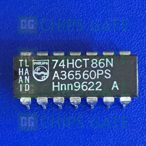 5PCS 74HCT86N,652 IC GATE EXCLUSIVE OR QU 14DIP 74HCT86N HCT86 74HCT86