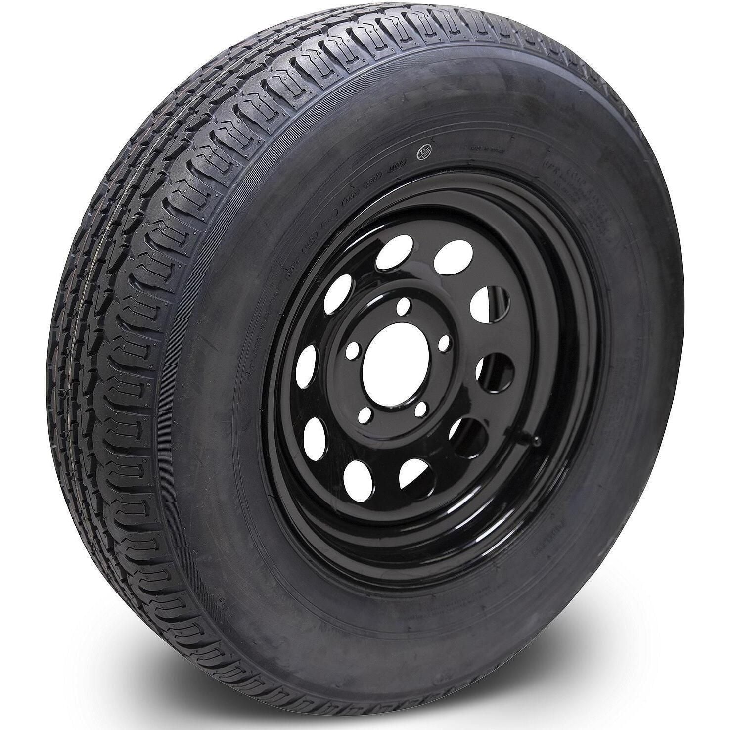 Seachoice 3S807 53426 ST205/75D15C/5H KR558 15" Black Modular, 5-Lug on 4-1/2" Bias Tire & Wheel Asm