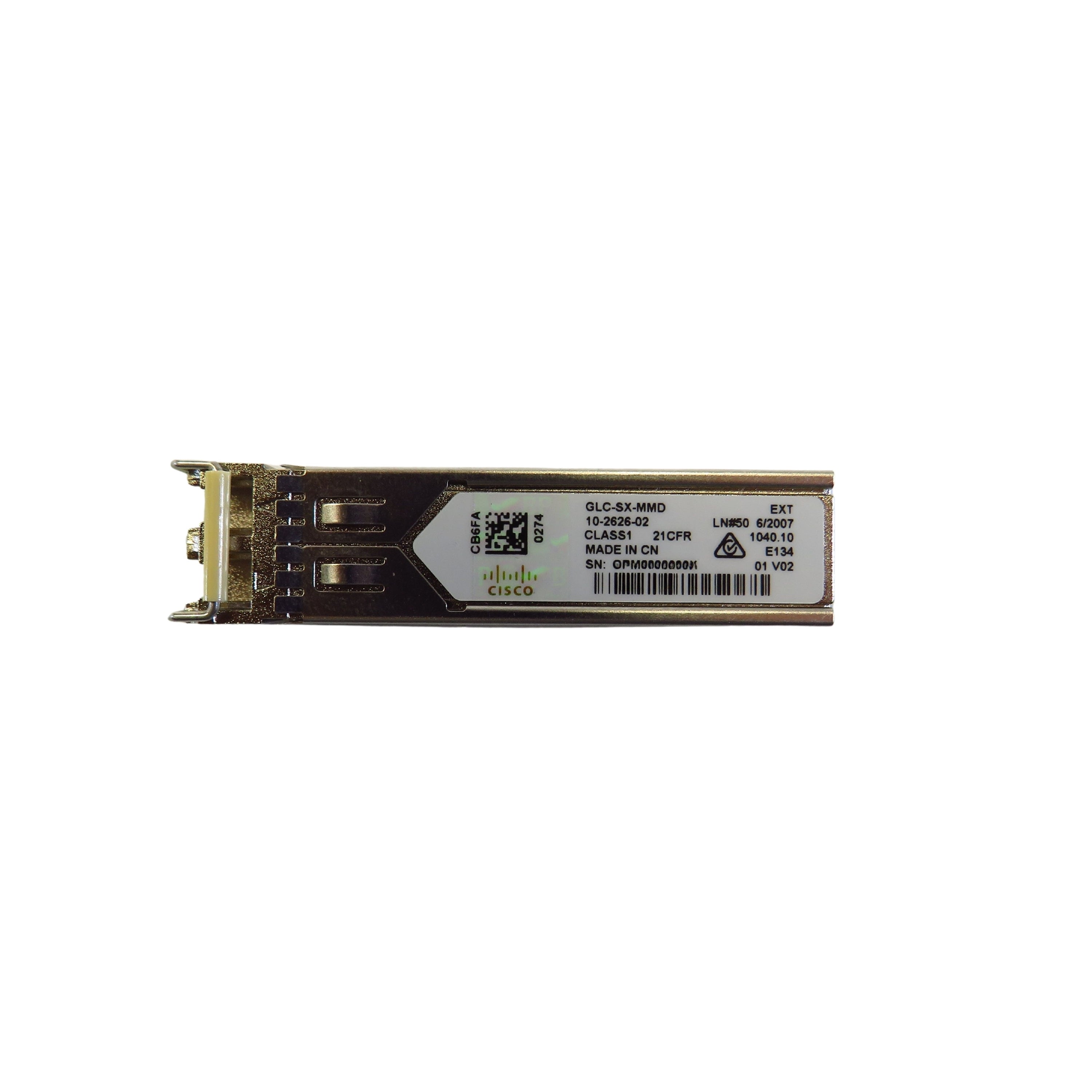 Cisco GLC-SX-MMD 1000BASE-SX Short Wavelength Gigabit SFP w/ DOM (Refurbished)