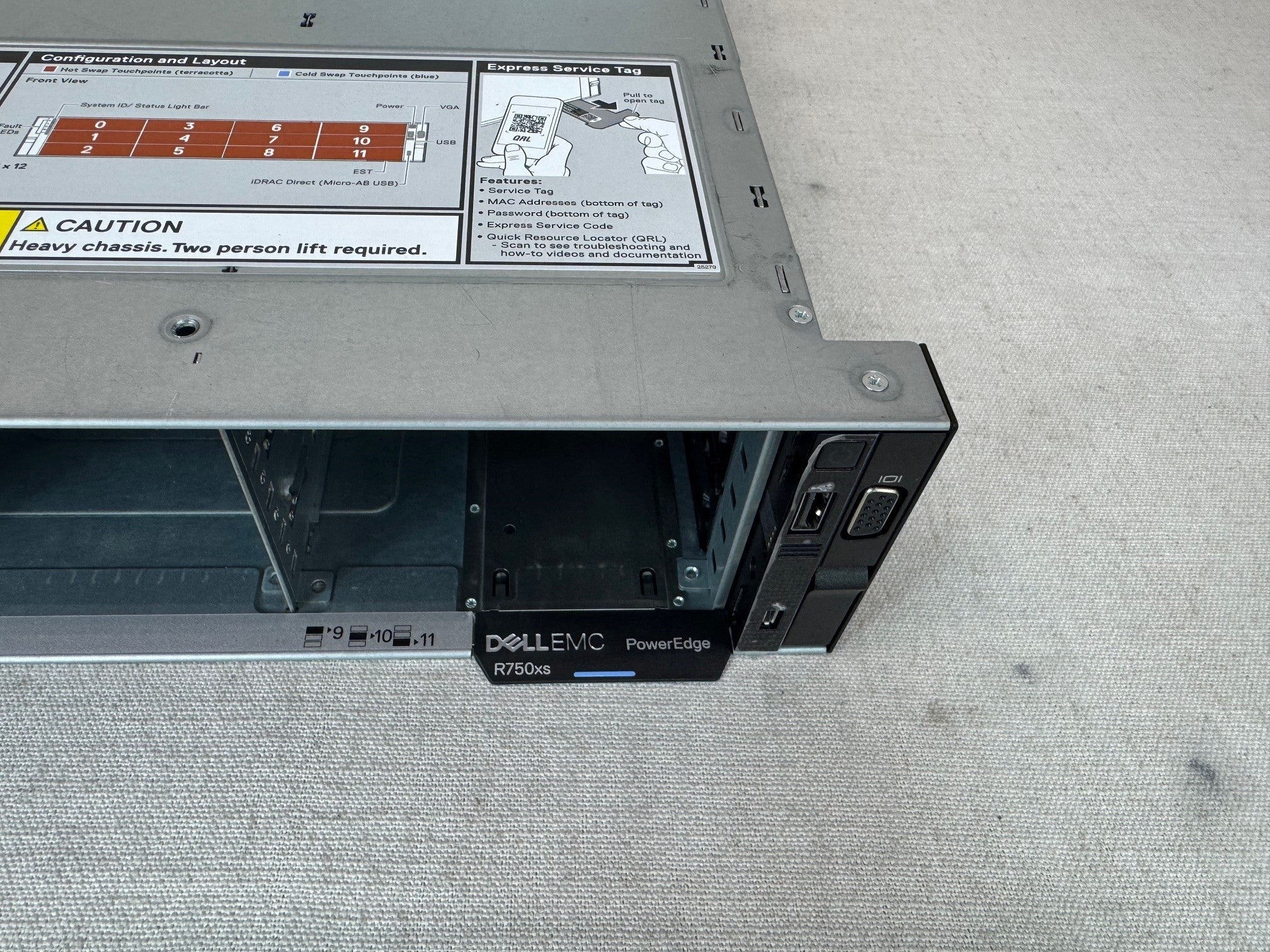 Dell PowerEdge R750XS 12x 3.5" Server- 2x 12C Gold 5317 @ 3GHz, 384GB RAM, H755