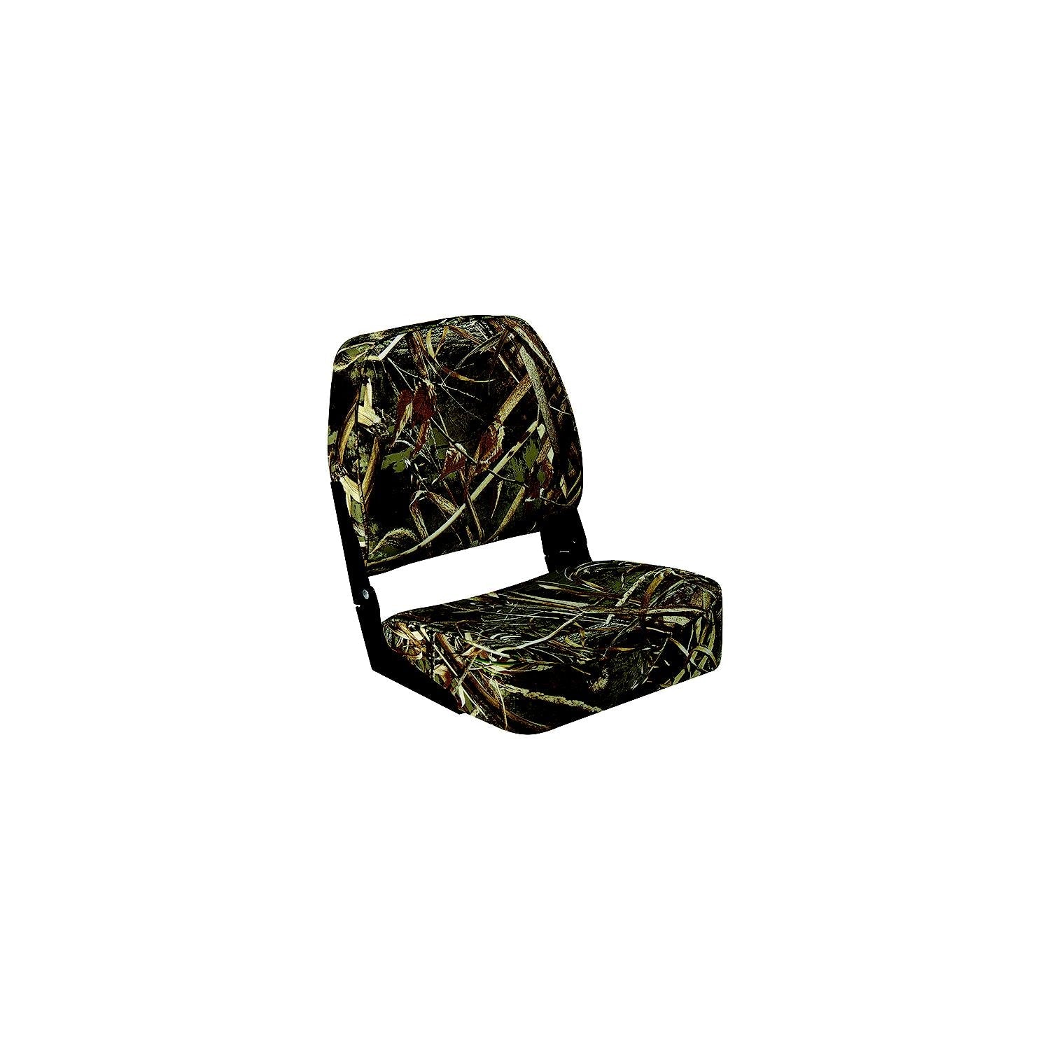 Wise 3312-733 Low Back Promotional Boat Seat, Real Tree Max 5 Camo, 16.25"D x 16"W x 18"H