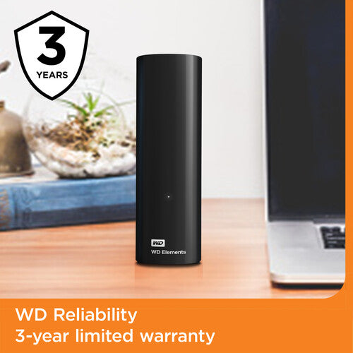 WD 14TB Elements Desktop USB 3.2 Gen 1 External Hard Drive