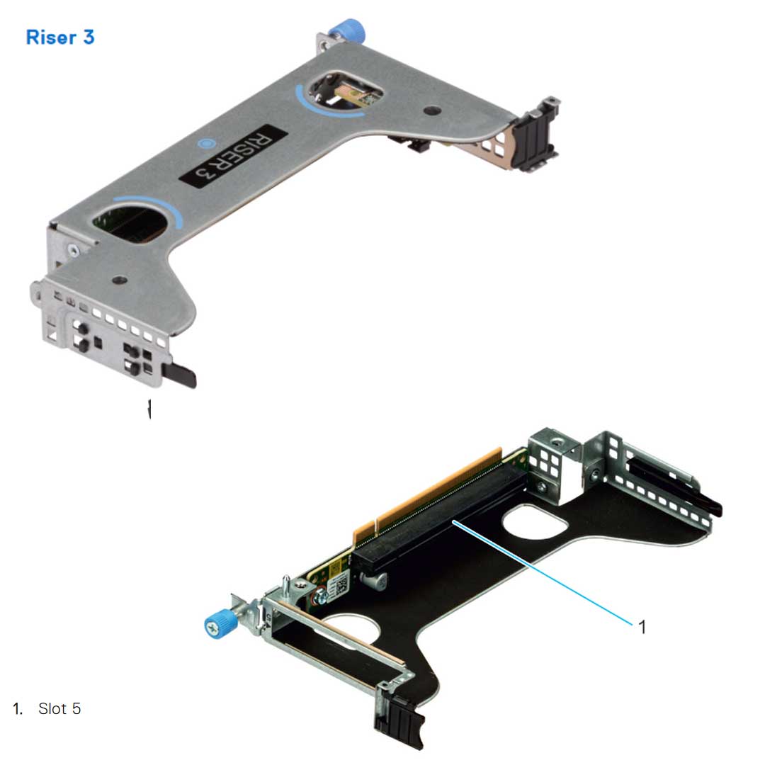 Dell PowerEdge Riser Config 1 R1B+R2B+R3