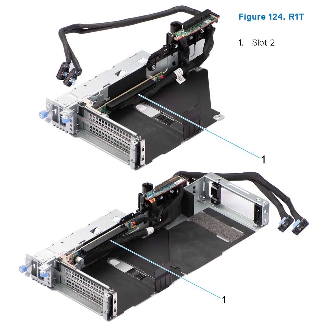 Riser Config 3-2 R1t + R2t + R3b + R4p (FL) | Dell PowerEdge R7615