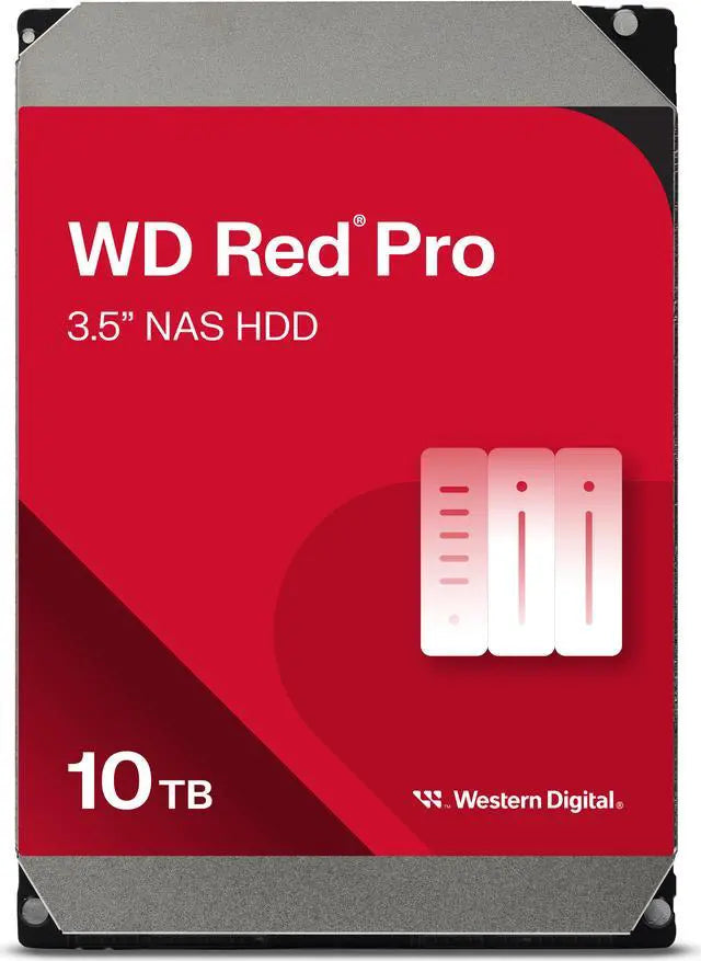 Western Digital WD Red Pro 10TB NAS Hard Drive WD102KFBX
