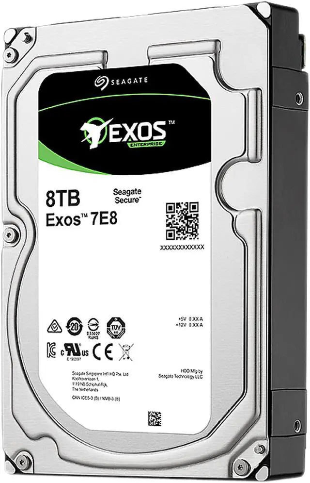 Seagate Technology ST8000NM0055 Seagate Enterprise ST8000NM0055 8 TB 3.5" Internal Hard Drive - SATA - 7200 - 256 MB Buffer - OEM