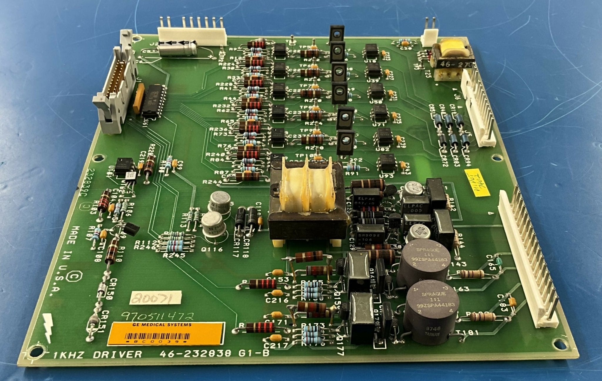 1KHZ DRIVER BOARD NEW (46-288764G1/46-264984/46-232838G1/5350024-5 GE