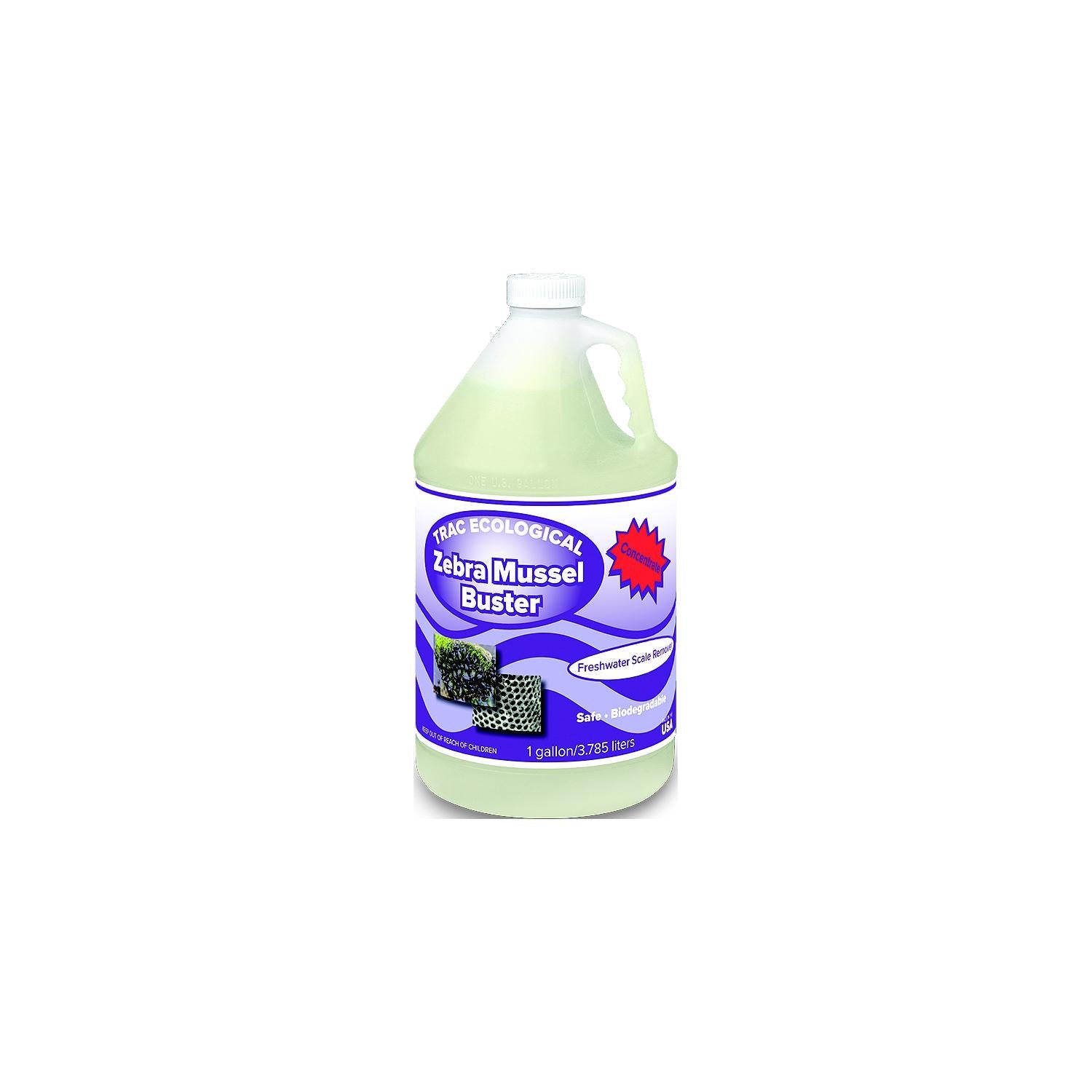 Trac Ecological 1525-MP Zebra Mussel Buster, Concentrate, 5 Gallon Pail