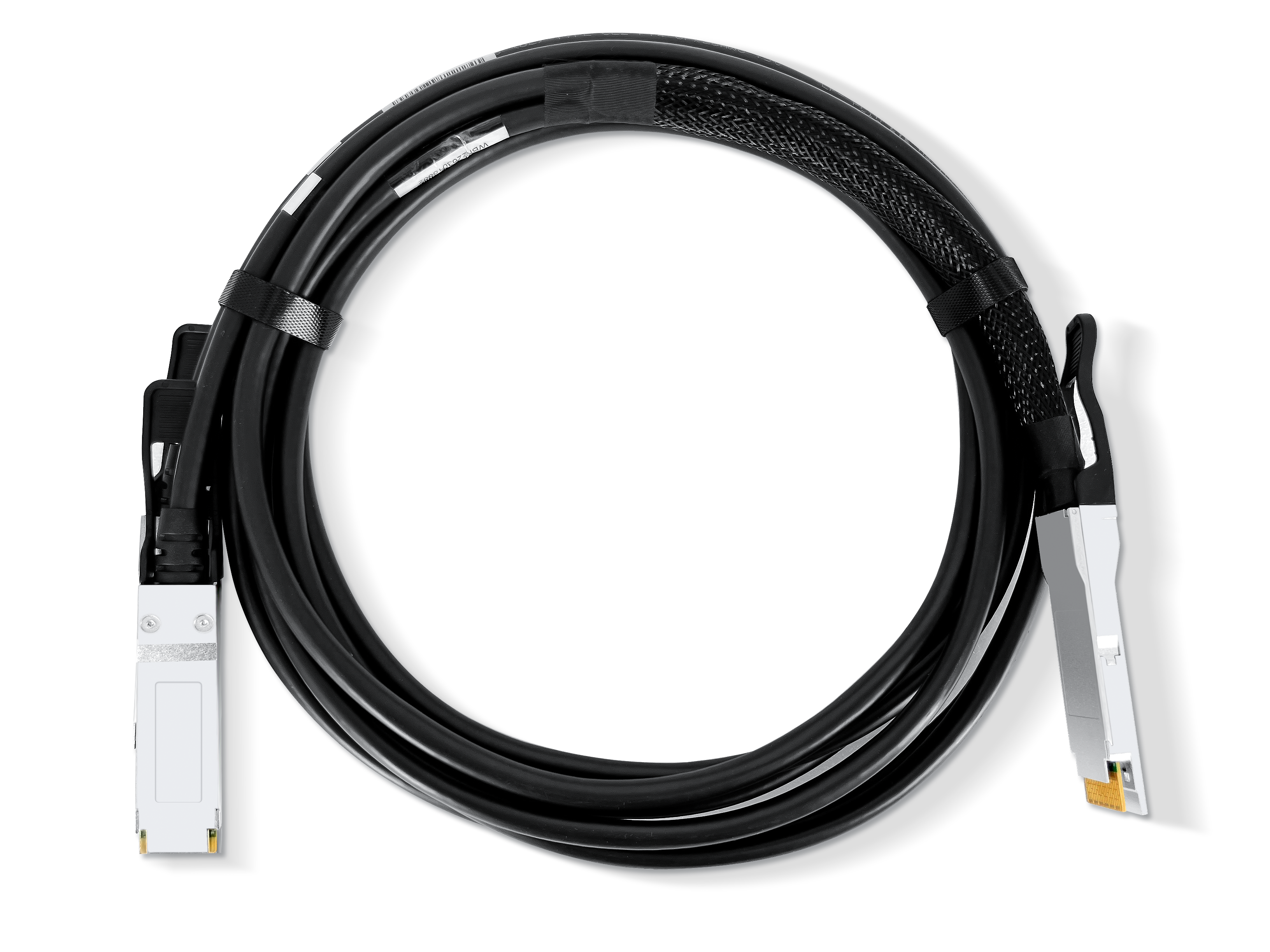QDD-400-CU1M Compatible 400G QSFP-DD Passive Direct Attach Copper Twinax Cable