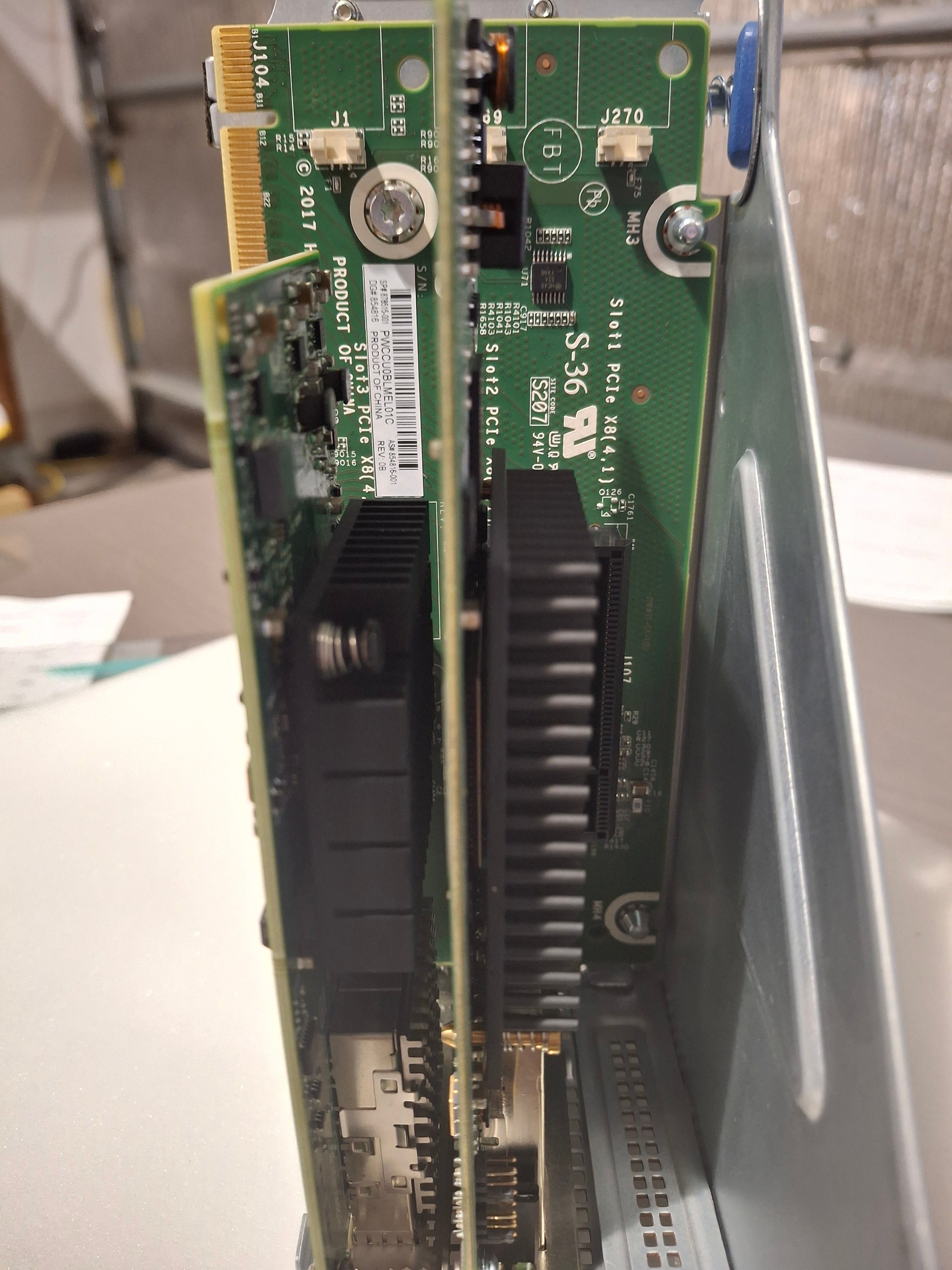 HPE 878515-001 - DL180 Gen10 Riser Card Label Detail | Alo Tech Solutions