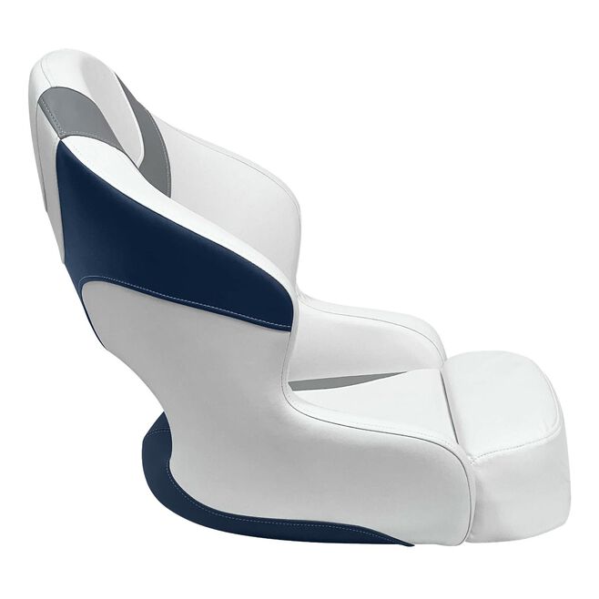Wise Seats 3314-1773 Wise Baja Series Bucket Seat, Brite White / Grey / Round Midnight