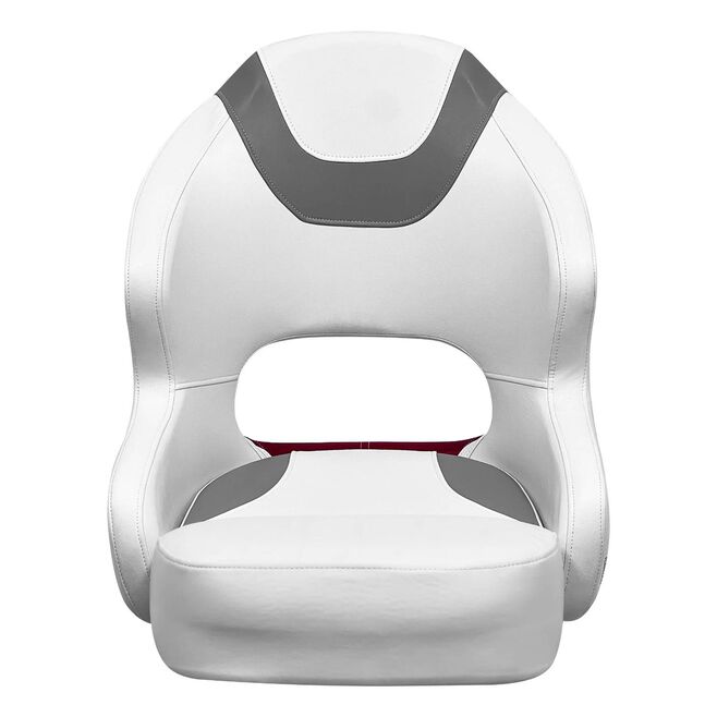 Wise Seats 3314-1774 Wise Baja Series Bucket Seat, Brite White / Grey / Dark Red
