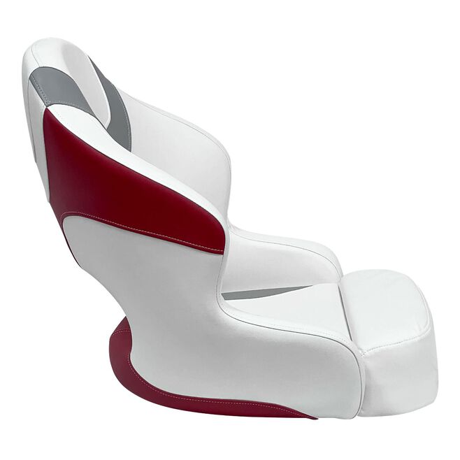 Wise Seats 3314-1774 Wise Baja Series Bucket Seat, Brite White / Grey / Dark Red