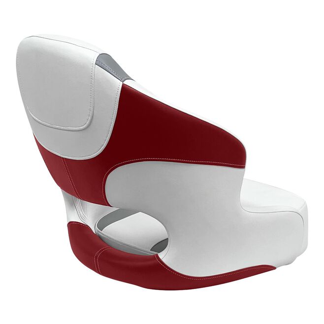 Wise Seats 3314-1774 Wise Baja Series Bucket Seat, Brite White / Grey / Dark Red