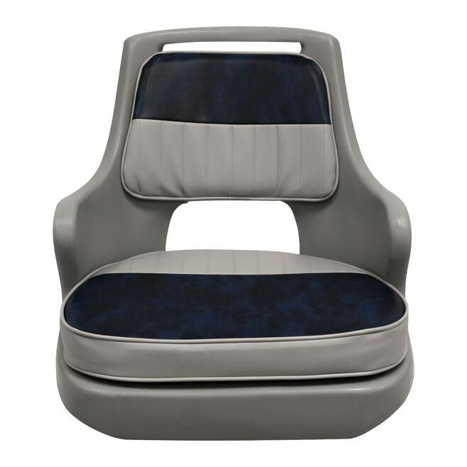 Wise Seats 8WD015-3-660 Wise Freshwater Bucket Seat W/Cushions, Gray/Navy Gray Shell