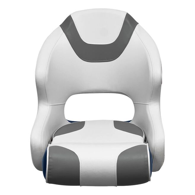 Wise Seats 3315-1773 Wise Baja Series Bucket Seat w/Bolster, Brite White / Grey / Round Midnight
