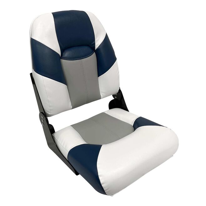 Wise Seats 1461-1773 Wise Baja Series High Back Seat, Brite White/Gray/Midnight